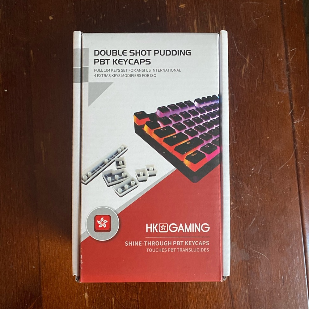 HK Gaming Pudding Keycaps